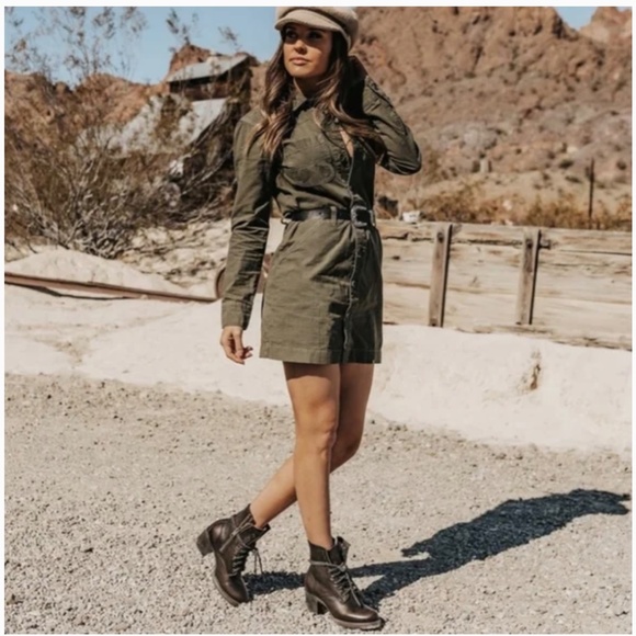 Freebird By Steven Cavalier Ankle Boots Dark Brown Black Lace Zip Up Booties New - Picture 3 of 6